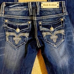 Rock revival Lindsey Boot denim women’s jeans size 26 new